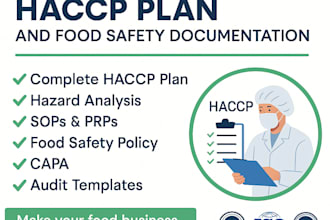 prepare your haccp plan and food safety documentation
