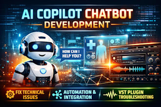 fix technical issues, copilot chatbot, healthcare ai copilot and debug vstplugin