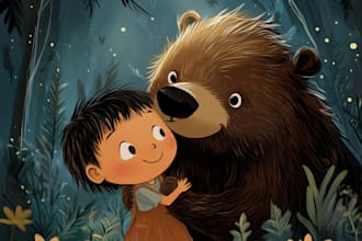 design children story book illustration