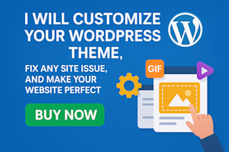 do wordpress plugins, edit, theme customization and fix website issues