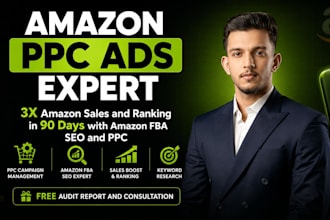 be your amazon ppc expert, setup and optimize ads, sponsored ppc campaighs