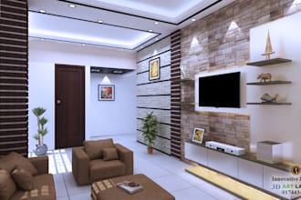 architectural rendering interior, exterior