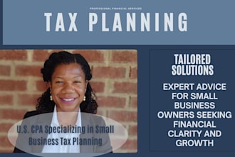 provide US tax planning with a licensed CPA