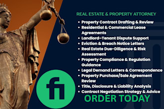 be your real estate and property attorney