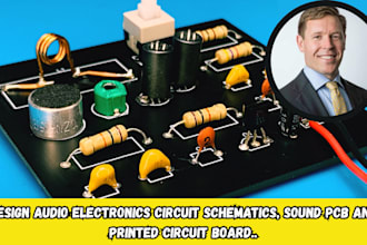design audio electronics circuit schematics, sound pcb and printed circuit board