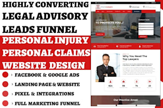 generate legal advisory leads personal injury accident claims attorney website