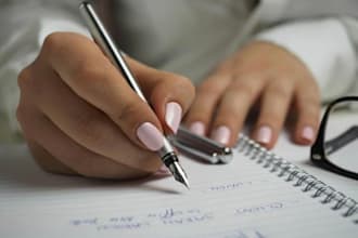 handwrite notes and letters