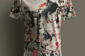 make a t shirt illustration