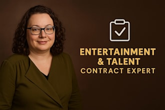 draft music, film, and talent management contracts with legal precision