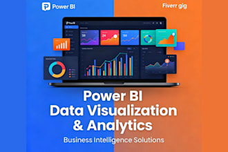 create professional power bi dashboards and reports for data visualisation