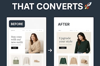 redesign professional shopify homepage for mobile and boost sales conversions
