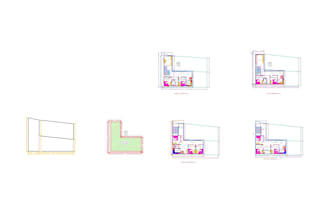 detailed architectural 2d floor plans, autocad drawings