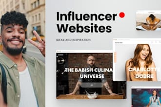do  influencer website media kit personal brand page for brand collaboration