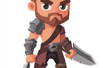 do game character art, 2d game character art