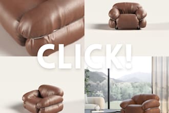 create high quality 3d furniture render in one day delivery