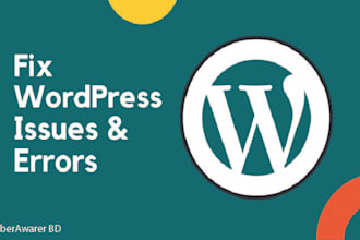 fix wordpress, page, or website errors fast