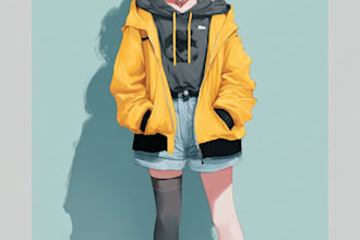 draw anime character for you