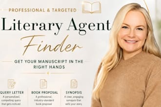 find active literary agents, write query letter, book proposal for submission