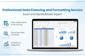 clean, format and merge excel data