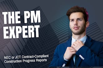write nec or jct compliant construction progress reports