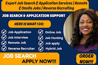 search and apply remote jobs, job application, job search and job hunt