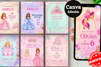 design birthday invitation design in canva