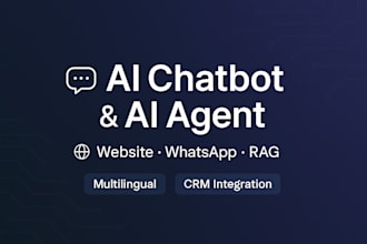 ai chatbot for website and whatsapp multilingual rag ai agent tools