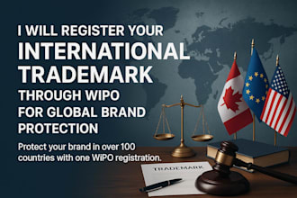 register your international trademark through wipo for global brand protection
