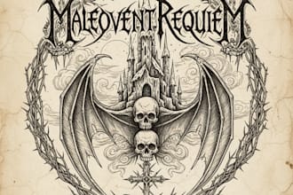 create a unique extreme metal logo