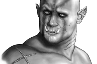 draw characters in semirealistic style