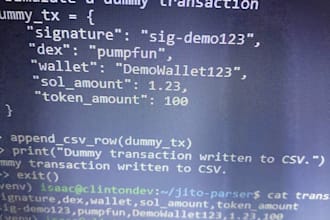 parse and analyze pumpfun token data for your web3 project