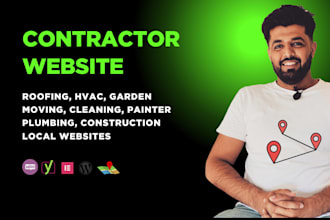 build plumbing, roofing, hvac, moving, and construction website