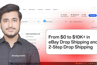 be your ebay drop shipping VA from amazon and sams club