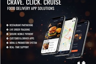 develop restaurant app, food ordering app, delivery app, food delivery app