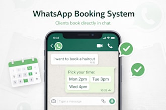 automate your appointment booking and reminders on whatsapp