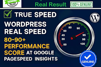 increase real speed performance of wordpress site