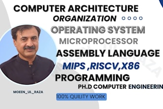 help computer architecture, organization ,operating system, assembly and riscv