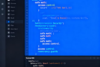 write and audit professional solidity smart contracts for your project