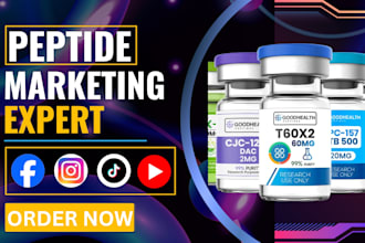 run peptide marketing ads fda compliant peptide facebook ads google ads campaign