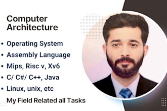 do computer science, assembly language, mips, riscv and operating system