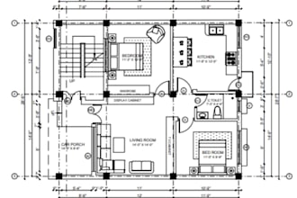 redraw 2d floor, autocad, furniture layout, blueprints, drawings, permit revit
