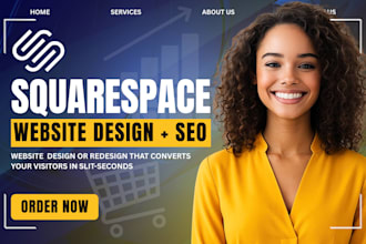 build squarespace website squarespace single page  design website development