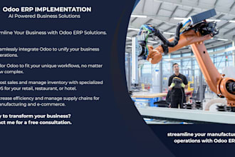streamline your manufacturing operations with odoo erp
