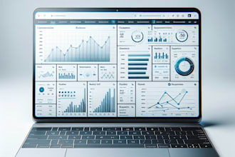 build an automated excel system to track sales, expenses and profit