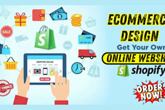 create an ecommerce website, online webshop, online store