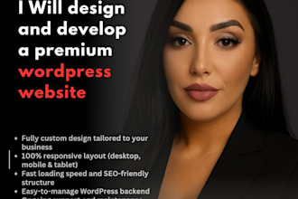 design and develop a premium wordpress website