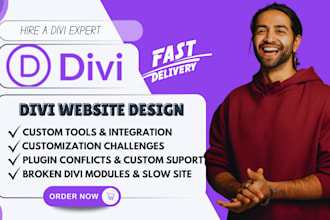 be divi theme expert, divi builder, divi customization, redesign divi website