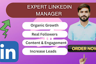 manage your linkedin for growth, optimization, and lead generation