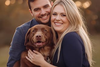 create memorable portrait photographs of you and your pet