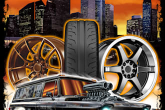 create stunning, custom car illustrations for your project